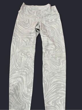Old Navy Marble Swirl Leggings - Gray & White